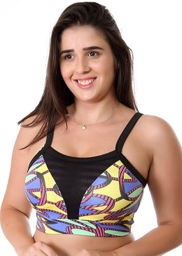 Top Poliamida Estampado Feminino Com Bojo  9373 Tamanhos P 36/38 M 38/40 G 40/42 GG 42/44Muito confortável e estilosa.Muito mais elegância no seu treino. Muito mais lucro na sua venda.Fique sempre antenada...