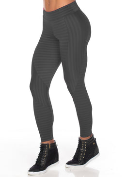 Calça Fitness Legging Recorte New Zig Cinza | 516 DESCRIÇÃO DO PRODUTO:Calça legging no estilo mais amado: FITNESS!O tecido NEW ZIG está super em alta e essa calça possui recortes nesse estilo em várias...