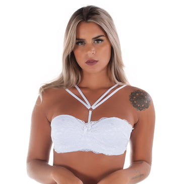 Sutiã Strappy Y Duas Tiras com Alças Removíveis | 6094 descrição do produtoSutiã Strappy Bra com Alças RemovíveisPossui bojo sem enchimentoModelo strappy bra