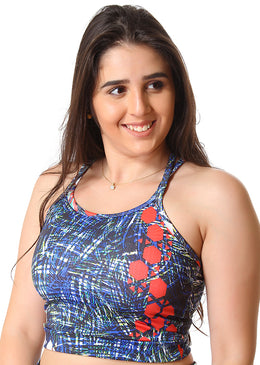 Cropped Estampado Costas Tiras 9707 Tamanhos P 36/38 M 38/40 G 40/42 GG 42/44Muito confortável e estilosa.Muito mais elegância no seu treino. Muito mais lucro na sua venda.Fique sempre antenada...