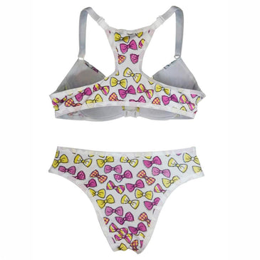 Conjunto Menina Moça com Bojo - Ref: 30860 ** Amostras de cores e estampas encontram-se na última foto.**Conjunto Menina Moça com bojo.Lindo modelo de conjunto infantil confeccionado  em Romantic estampada. O soutien é...
