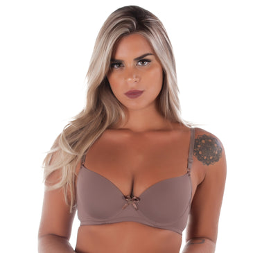 Sutiã de Bojo para o Dia a Dia Básico | 1001 Ideal para o dia a dia.Sutiã tipo básico confecionado em microfibra de qualidade Poliamida e bojo casquinha. Colchete triplo para melhor regulagem.modelo veste o tamanho...
