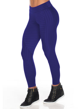 Calça Fitness Legging Recorte New Zig Azul |  516 DESCRIÇÃO DO PRODUTO:Calça legging no estilo mais amado: FITNESS!O tecido NEW ZIG está super em alta e essa calça possui recortes nesse estilo em várias...