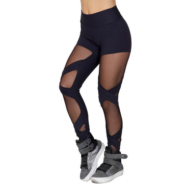 Calça Legging Fitness Lateral Cruzada Com Tule 3095 FABRICAÇÃO PRÓPRIA - PRONTA ENTREGA EXCELÊNCIA EM QUALIDADE!DESCRIÇÃO DO PRODUTO: Calça legging confeccionada em supléx de poliamida, possui detalhes com tiras cruzadas e tule nas laterais....