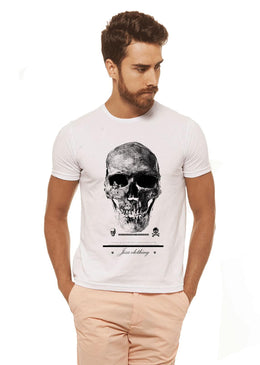 Camiseta Premium Caveira Branca Estampada Camiseta Branca Estampada Masculina Joss - Premium Caveira , caimento reto e solto.- INFORMAÇÕES: Modelo: 4308 - Cor: BRANCA - Composição: 100 % Algodão Lavagem:...