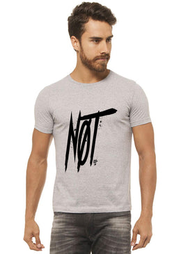 Camiseta Not Cinza Mescla Estampada Camiseta Cinza Mescla Estampada Masculina Joss - Not, caimento reto e solto.- INFORMAÇÕES: Modelo: 4308 - Cor: CINZA-MESCLA - Composição: 100 % Algodão Lavagem: lavar...