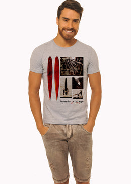 Camiseta  Estampada Masculina Joss - Boards Vintage Camiseta  Estampada Masculina Joss - Boards Vintage , caimento reto e solto.- INFORMAÇÕES:   - Composição: 100 % Algodão Lavagem: lavar a mão ou máquina, não...