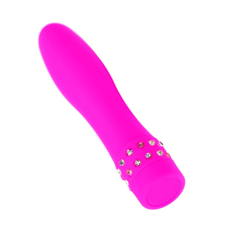 Vibrador multi velocidade diamond c/ brilhantes por R$ 28,30 no Atacad