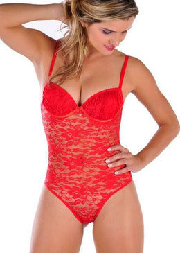 Body Renda Sensual com Bojo - 4145 Body em renda com Bojo.Sem fecho.Renda: Composição: 90% Poliester / 10% Poliamida Ideal para combinar com seu look, para fazer do seu dia a dia ou...