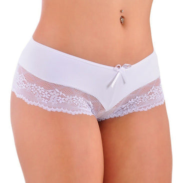 Calcinha Caleçon Com Renda Calcinha caleçon com rendaCalcinha confeccionada em romantic e renda detalhe aplicação de laço no entremeio. forro em algodão acabamento e costura no tom. Quem gosta...