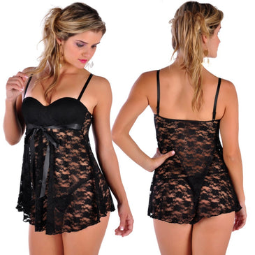 Camisola Mimosa Camisola Mimosa Uma camisola Mimosa para você fazer um Mimo no gatinho linda e charmosa, você vai ficar radiante Acompanha linda calcinha Camisola confeccionada em renda com bojo...