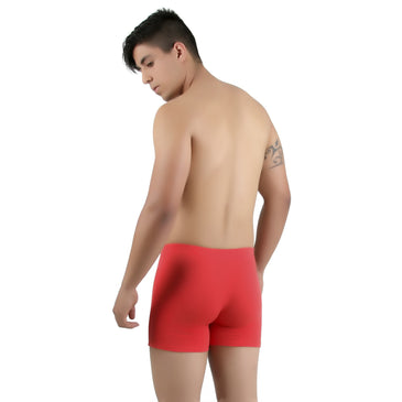 Cueca Boxer Sem desenhos feita em Algodão | Totter 8047 *Cueca Box Confortável*Confeccionada em algodão (Cotton)*Com elástico na cintura*Sem estampas, cores lisas*Marca: TOTTERModelo veste tamanho M e cor Azul claro e Vermelho    tamanhos P...