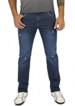 Calça Yunes Jeans Masculina Tucson Calça: MasculinaModelo : RetaCintura:  AltaMarca:   YunesJeansTecido:    JeansComposição:     98% Algodão  2% ElastanoModelo veste tamanho:   40Obs: Calça Bolso Antifurto> Porta cartão de Credito e Documentos  ETC.