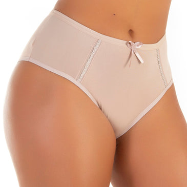Calça Cós Médio Conforto | Sheila 1639 Calcinha estilo calça confeccionada em microfibra com cós elástico.Modelagem estilo básico e conforto.Tamanhos (A modelo veste o M)M veste até o manequim 44G veste até...