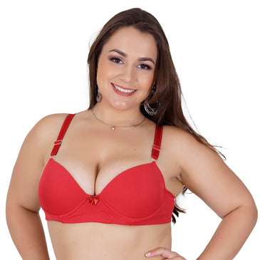 Sutiã Reforçado Com Lacinho Roseni 740 - Dily Modas FABRICAÇÃO PRÓPRIA - PRONTA ENTREGA EXCELÊNCIA EM QUALIDADE!DESCRIÇÃO DO PRODUTO:Soutien reforçado em microfibra, com alça reforçada e laço de cetim. A microfibra de poliamida é o...