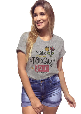 T-Shirt Arimlap Mescla Make Today T-Shirt Arimlap Mescla Make Today Cinza,Caimento Reto e Gola Careca.-INFORMAÇÕES: Modelo: 9013TShirtMesclaCor: CinzaComposição: 100% AlgodãoLavagem: lavar a mão ou máquina, não alvejar, não secar em tambor,...