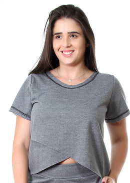 Blusa Feminina Moletinho Fitness 9510 Produto Excelente para o dia-a-dia ou para prática de exercícios físicos.  Para ir na academia, aquela caminhada no parque ou mesmo... 