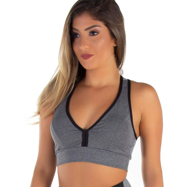 Top Fitness com Bojo (pode ser removido) e telinha de respiração nas costas!Modelo ConfortávelCom bojo removívelEstilo nadadorAcabamentos de primeiraTamanhos (A modelo da foto veste o... 