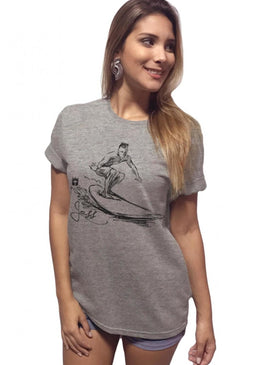 T-Shirt Joss Mescla Surfista Prancha Cinza,Caimento Reto e Gola Careca.-INFORMAÇÕES: Modelo: 9027TShirtMesclaCor: CinzaComposição: 100% AlgodãoLavagem: lavar a mão ou máquina, não alvejar, não secar em tambor,... 