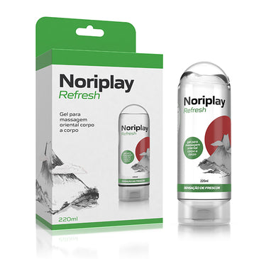 Noriplay Refresh - Gel para Massagem Oriental Corpo a Corpo - 220ml | Cod.: CO332Linha Noriplay - gel para massagem Nuru.Nuru é uma palavra Japonesa que... 