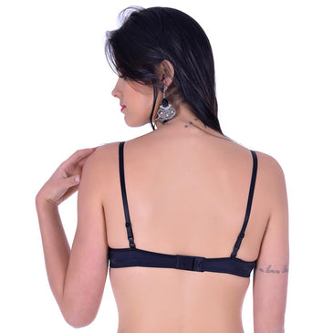 ** Amostras de cores e estampas encontram-se na última foto.**Soutien 3 alças, confeccionado em microfibra, com alças removíveis, alças normais na cor do soutien e... 