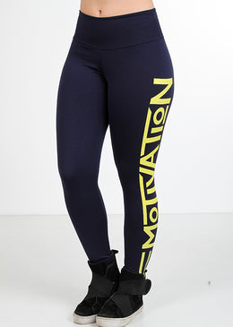 Calça Motivation Legging Suplex Tamanhos P M G GGPra você ficar sempre linda e na moda.Perfeita para o dia a dia ou para academia. Composição:90% Poliéster10% Elastano 