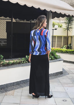 SAIA EM TECIDO SUPER LEVE, ELEGANTE E CONFORTÁVEL.FENDA LATERAL E FORRO INTERNO.PEÇA PARA O DIA A DIA, FICA BOA COM T-SHIRT PARA UM LOOK MAIS... 