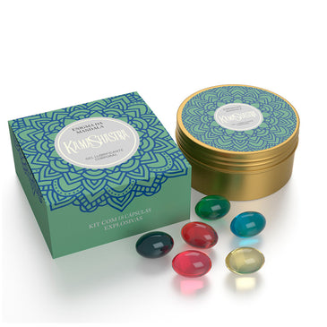 O Enigma da Mandala é um conjunto cápsulas de óleo corporal, cada uma com uma função diferente, proporcionando uma noite quente de amor com muitas... 