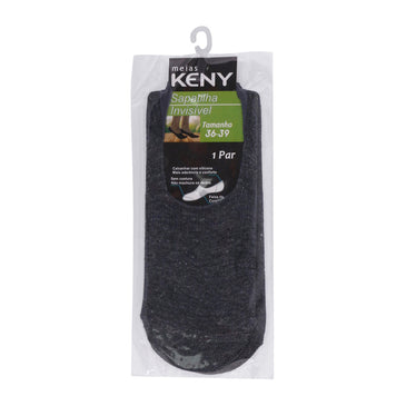 A Meia Sapatilha Invisível Keny, combina para usar com sapatos baixos como: Tênis sapa tênis e mocassins. Possui calcanhar com silicone e faixa de compressão... 