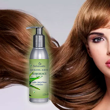 DESCRIÇÃOLeave In Jaborandi + Babosa Resistence A junção da aloe vera (o nome cientifico da babosa) fortalece os fios, enquanto a presença do jaborandi auxilia no... 