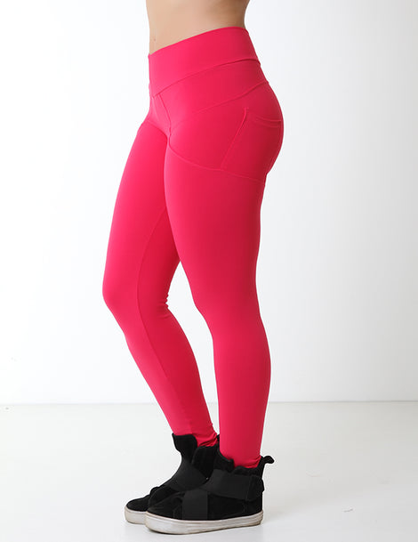 Calça Legging Fitness Poliamida Detalhe Em Recorte Miabr Alta Qualidade Não  é Transparente Colorida Cós – Sacoleiras Atacadão