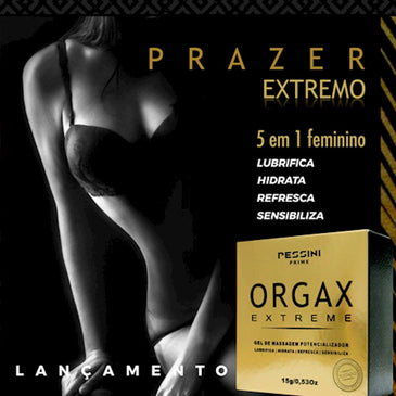Orgax é um produto revolucionario! O Orgax foi desenvolvido com 5 funções: lubrifica, hidrata, refresca, sensibiliza e potencializa. Provoca sensações prolongada de muita excitação e prazer.... 