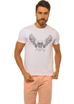 Camiseta Masculina Básica Jay Jay com caimento reto estampa em silk, máxima qualidade e conforto para o seu dia a dia. Composição: 100% Algodão Tipo... 