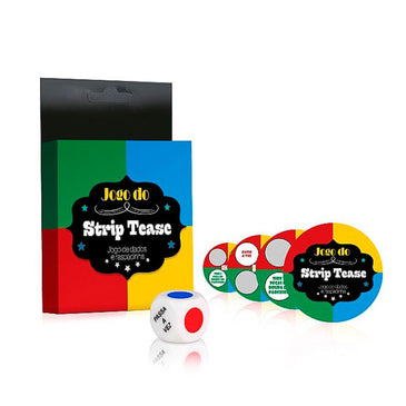 Jogo do Strip Tease - Jogo de dados e raspadinha O Jogo do Strip-Tease é uma brincadeira de raspadinhas criada para casais que gostam de se... 