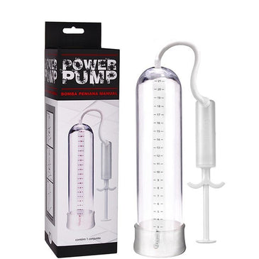 BOMBA PENIANA POWER PUMP - PRODUTO DE EXCELENTE QUALIDADEBomba peniana com tubo em acrílico transparente, anel macio e flexível, e seringa para acionamento manual. Modo de... 