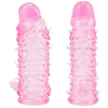 Capa Peniana Com Estimulador de Clítoris- É ideal para estimular a região clitoriana! Leve sua parceira à orgasmos mais intensos! -Capa peniana com nódulos massageadores feita... 