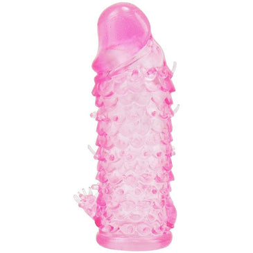 Capa Peniana Com Estimulador de Clítoris- É ideal para estimular a região clitoriana! Leve sua parceira à orgasmos mais intensos! -Capa peniana com nódulos massageadores feita... 