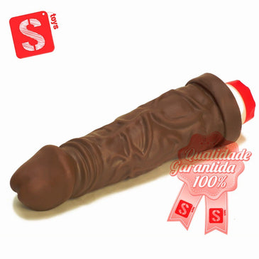 Pênis Realístico Satisfeitor C/Vibro - Prazer sem Limites.. Suas clientes vão amar .. de suave textura..com veias e vibrações. Prazer sem limites..Inspire-se, nos seus momentos de prazer... 