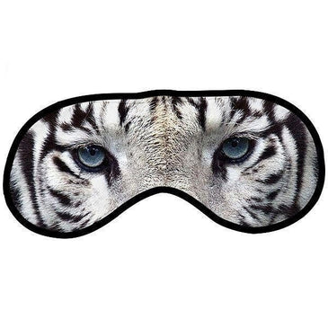 Máscara para Dormir Divertida - TIGRE BRANCOMáscara para dormir com estampas divertidas perfeitas para quem quer dormir com muito estilo. Confortável e Divertida!Máscara de dormir... 