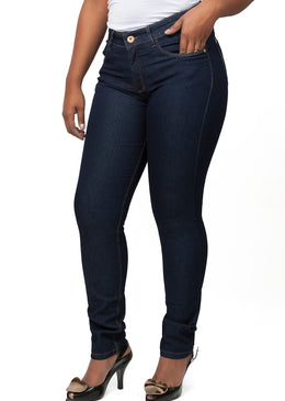 Calça: FeminiaModelo : BásicaCintura:  AltaMarca:    Dinho´s JeansTecido:    JeansComposição:    78,5% Algodão    15% Poliéster  1,5% ElastanoModelo veste tamanho:   40Obs: Calça com Bolso Antifurto> Porta cartão de Credito e Documentos  ETC. 