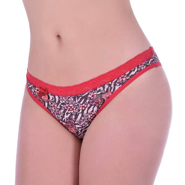 ** Amostras de cores e estampas encontram-se na última foto.**Calcinha confeccionada em Romantic estampada, com viés liso e detalhes em renda na parte da frente.Obs:... 