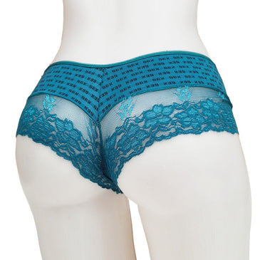 Calcinha Caleçon Sexy com RendaCalcinha confeccionada em romantic estampada  e renda detalhe aplicação de laço no entremeio. forro em algodão, acabamento e costura no tom.Quem... 