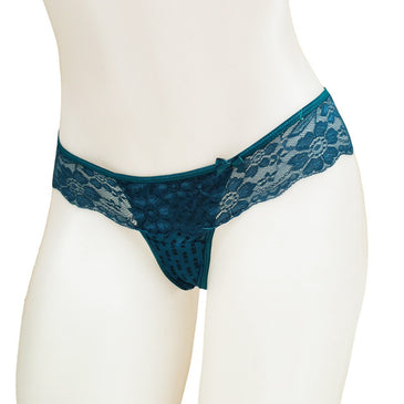 Tanga Fio Sexy - Bia - Delicada e Sensual -Confeccionada em renda e microfibra e laço lateral, forro 100% algodão- Delicada e sensual  -Um ótimo... 