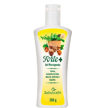 Gel Massageador Forte + Com poderosos ativos que proporcionam alívio para dores musculares e edemas.Arnica + Andiroba + Alecrim + Copaíba + Castanha da Índia Garantia de... 