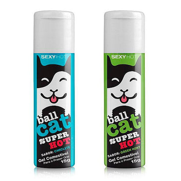 BALL CAT - Super HotBall Cat - O Verdadeiro Bola GatoO Gel comestível para sexo oral que seu gatinho estava esperando.Gel Comestível Super Hot ( Esquenta! ) para... 