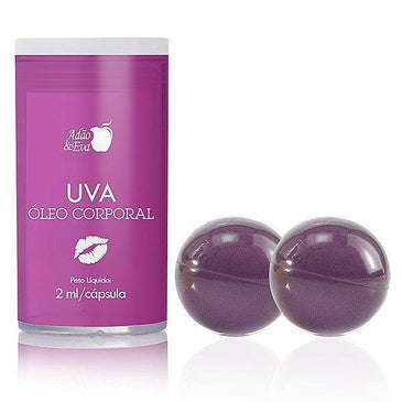 COM 2 UNIDADES PARA TRAZER ARES SOFISTICADOS A UMA NOITE QUENTE DE AMOR, AS CÁPSULAS DE ÓLEO CORPORAL BEIJÁVEL, AGORA CONTAM COM 5 NOVOS AROMAS... 