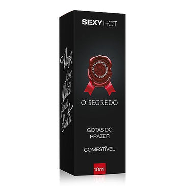 O Segredo - Gotas do Prazer - Comestível - Esquenta !!!Modo de usar: Aplicar sobre o local desejado massagear e saborear a vontade. O produto aquece. PRODUTO COMESTÍVEL.Embalagem com... 