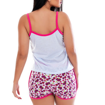 Kit com 5 Baby-dolls estilo camisetinha sem bojoAlcinhas sem regulagemShortinho com elástico largo na cintura, modelo todo estampadinho.Modelo super confortável e fresquinhoTamanhos ( Modelo veste... 