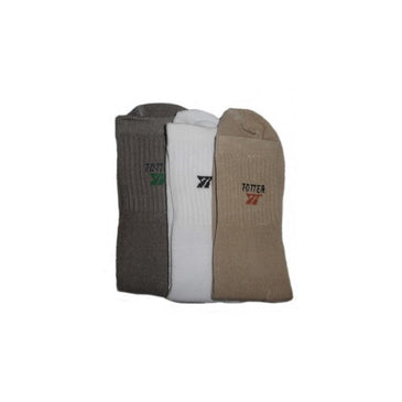 Kit com 10 Meias Confeccionada em algodão macio e de qualidade.Meia Masculina tipo esportiva de cano longo, possui pequenos detalhes (estampas) com desenho ou nome... 