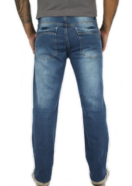 Calça: MasculinaModelo : RetaCintura:  AltaMarca:   YunesJeansTecido:    JeansComposição:     97% Algodão  3% ElastanoModelo veste tamanho:   40Obs: Calça Bolso Antifurto> Porta cartão de Credito e Documentos  ETC.  